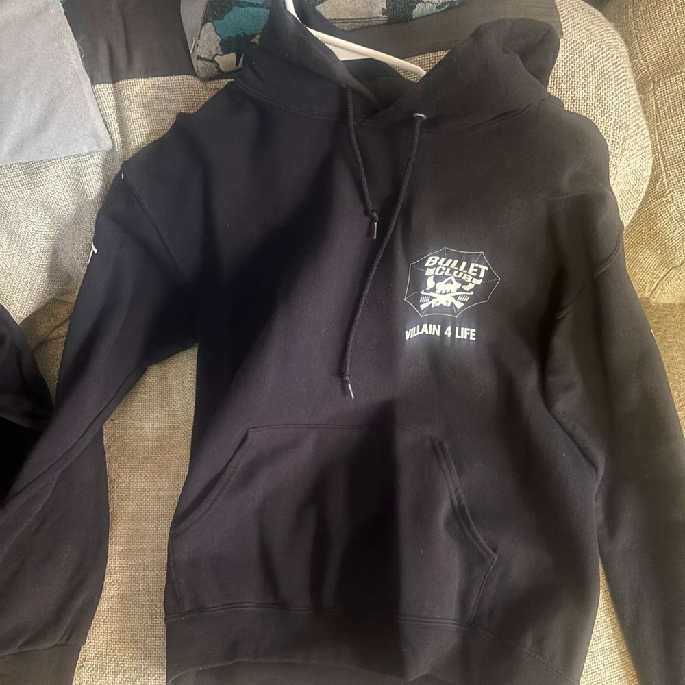 Bullet club Marty scurll villian 4 life hoodie njpw roh